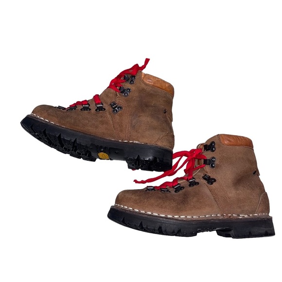 Vintage 70’s Men’s Woodstock Brown Suede Hiking Boots main image 6